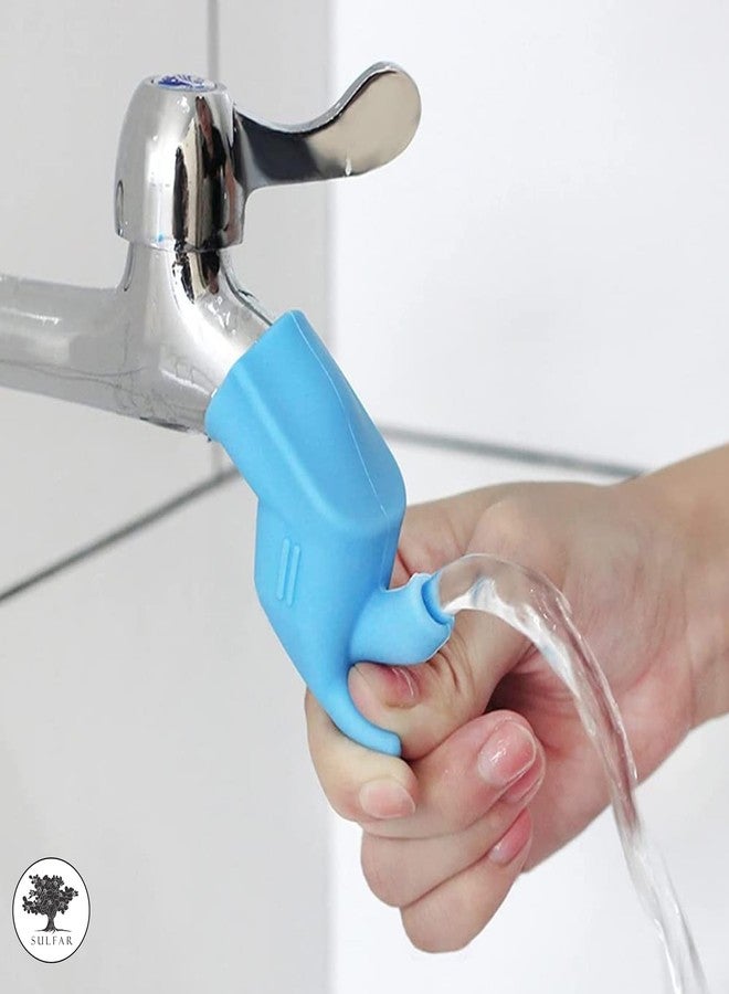 الكبريت وصلة صنبور سيليكون مرنة مقاومة للكبريت || وصلة صنبور لغسل الوجه || وصلة صنبور لمياه الشرب || صنبور للمطبخ والحمام (متعدد الألوان) عبوة من 5 قطع - Image 2